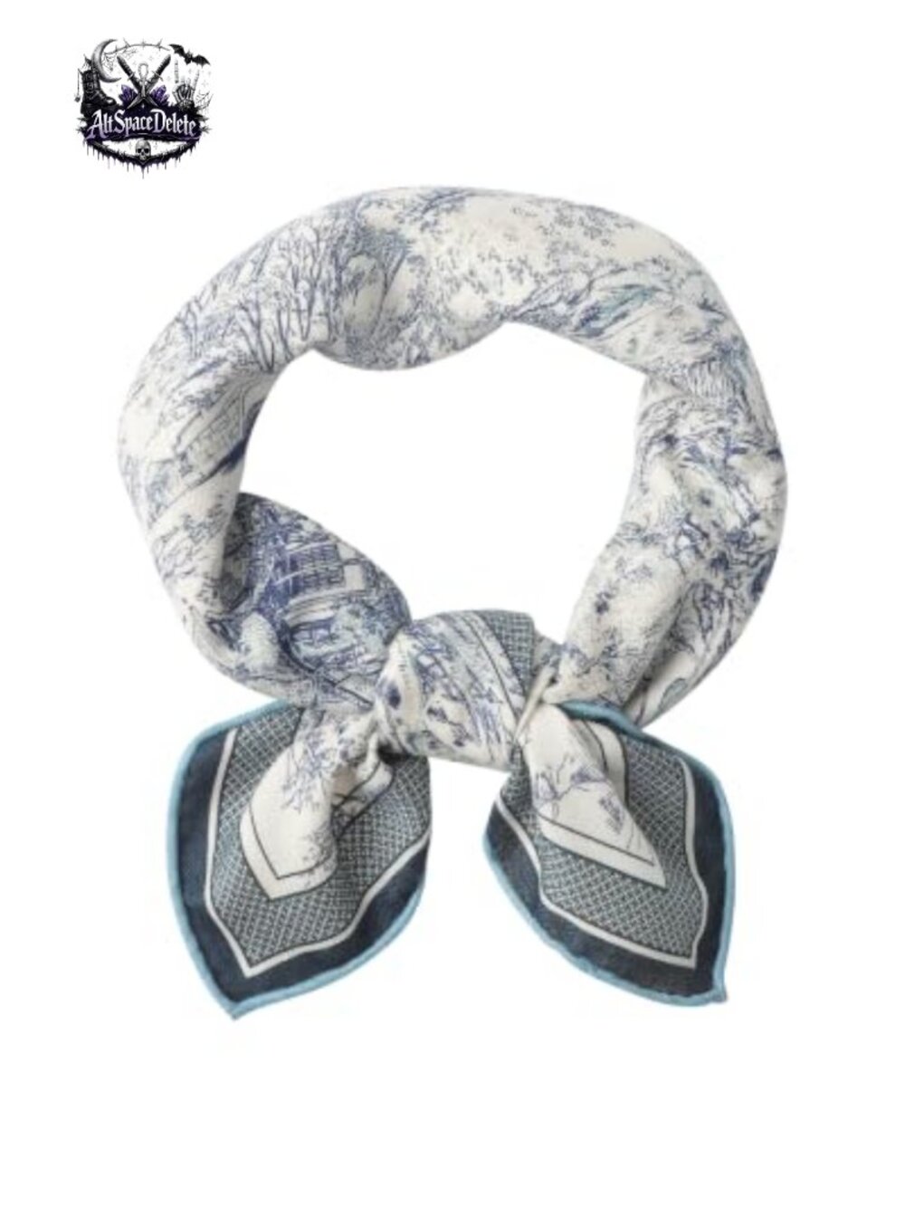 70% Wool 30% Silk Scarf Reversible Hand-Rolled Edge 25.5" Square